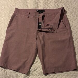 Travis Mathew Men's Mauve Flat Front Shorts